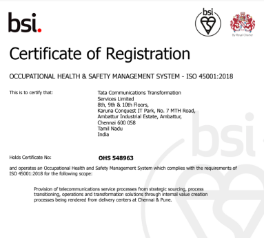 Occupational Health & Safety Management System